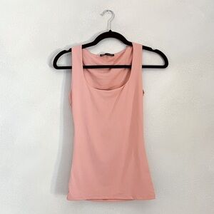 ZARA Coral Pink Sleeveless Top